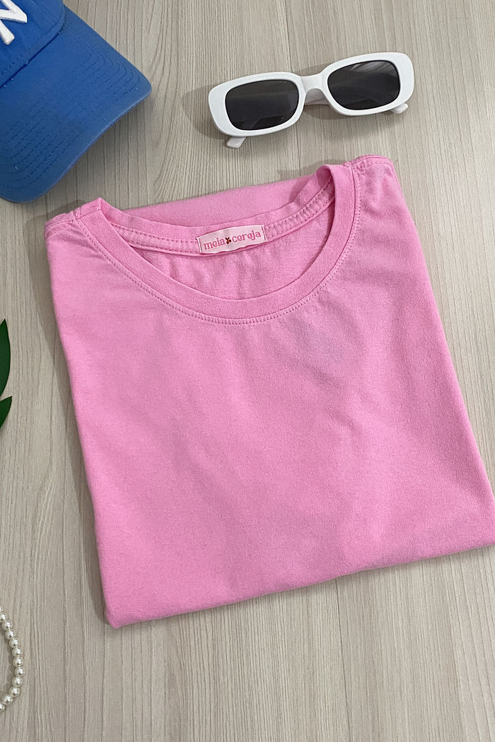 T-shirt Basic Lisa - Rosa