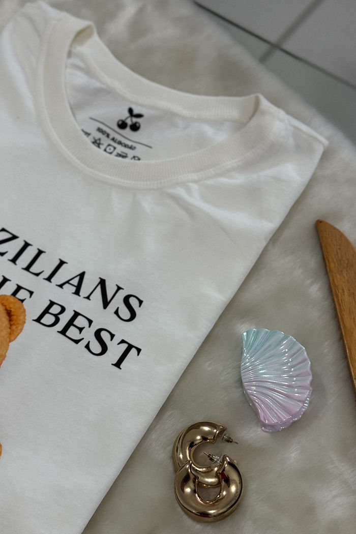 Tshirt Premium - Brazilians - Off White