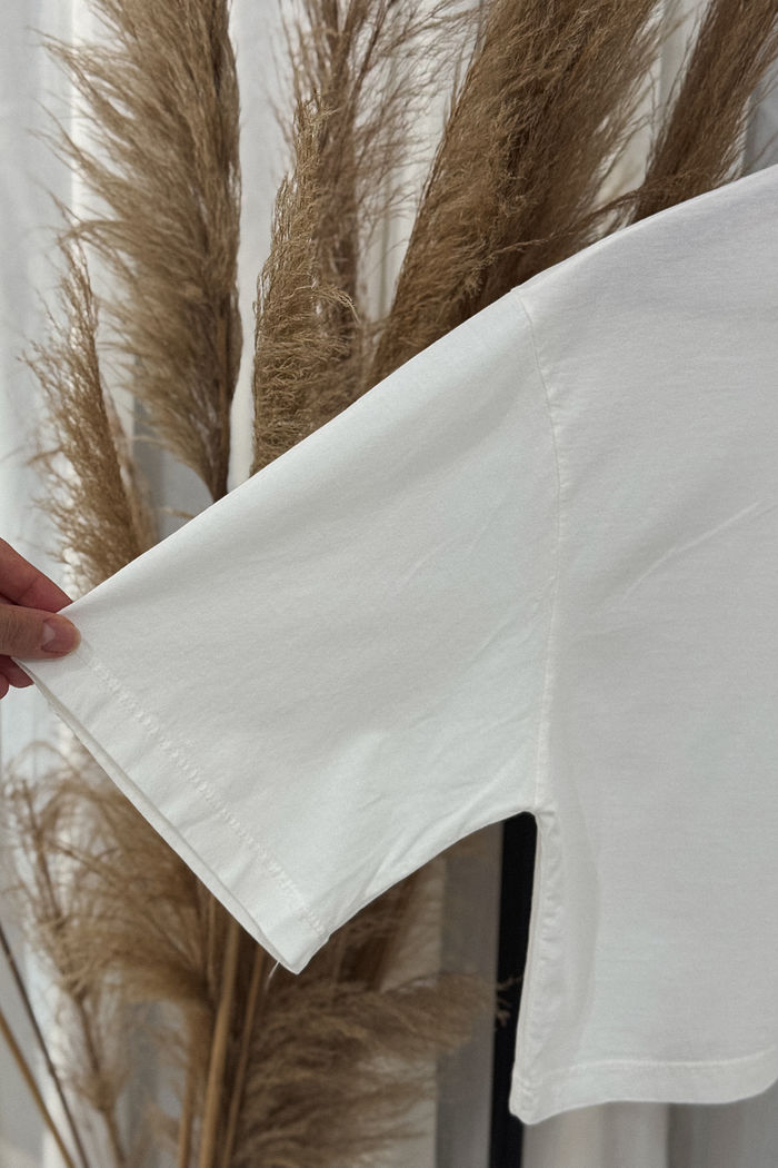 Cropped Oversized - Liso - Off White