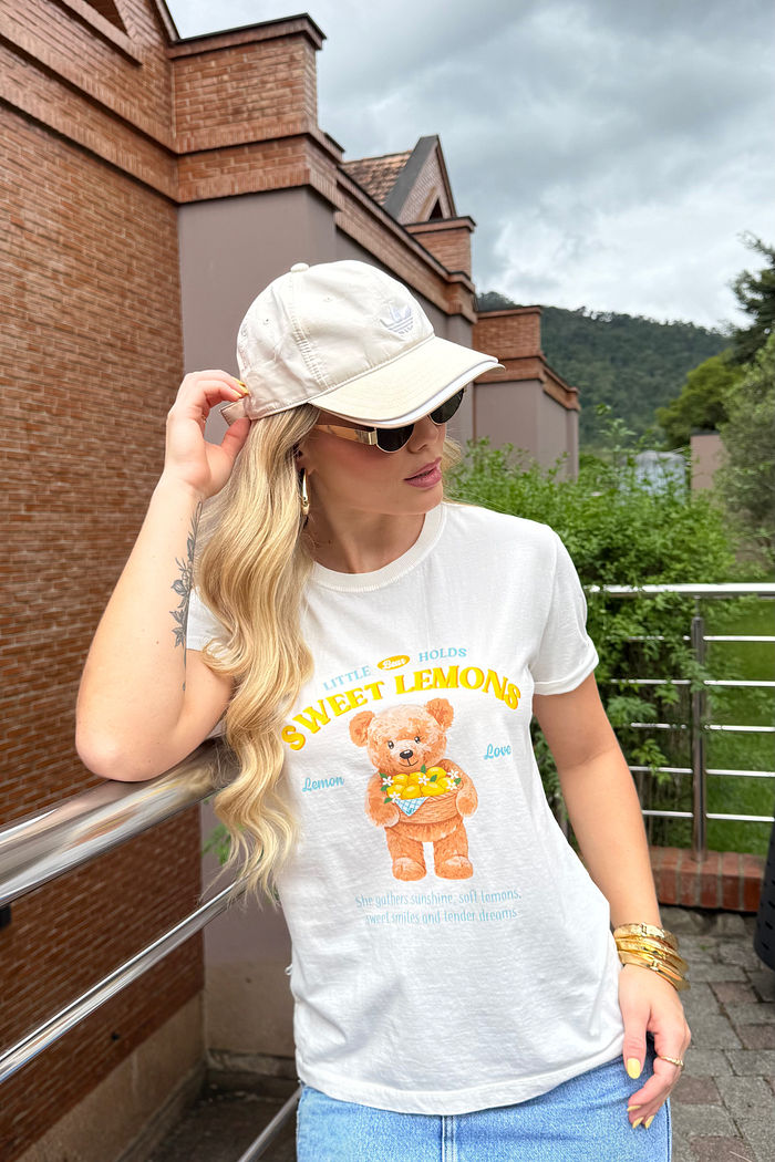 Tshirt Premium - Sweet Lemons DTF - Off White