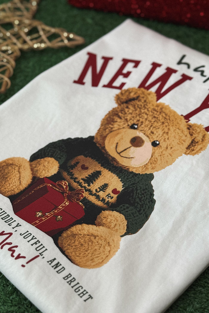 Tshirt Premium - Happy New Year 2 DTF - Off White