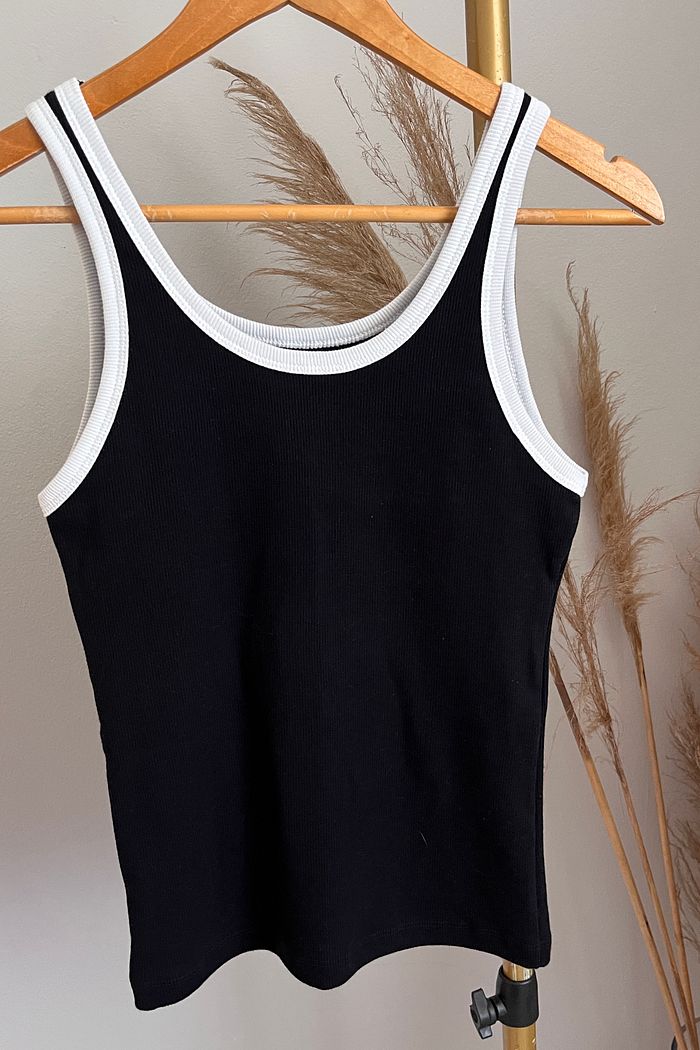 Regata Lauren - Bicolor preta