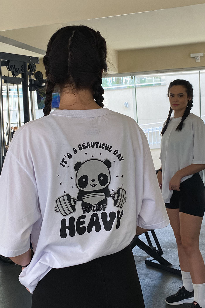 Tshirt Oversized - Heavy - Branca