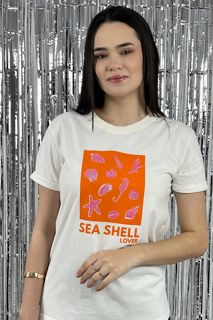 Tshirt Premium - Sea Shell - Off White