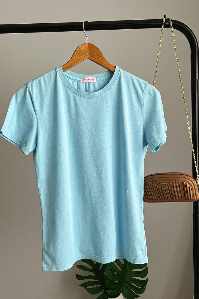 T-shirt Basic Lisa - Azul Bebê
