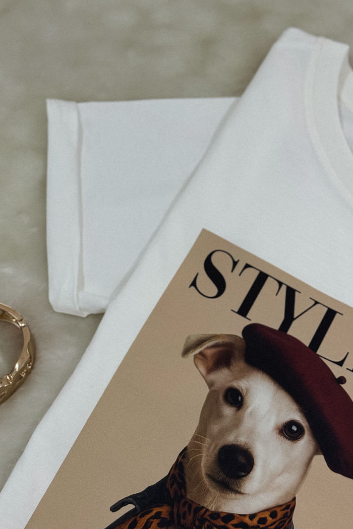 Tshirt Premium - Stylish DTF - Off White