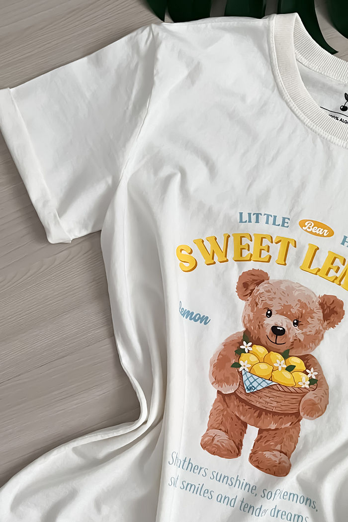 Tshirt Premium - Sweet Lemons DTF - Off White