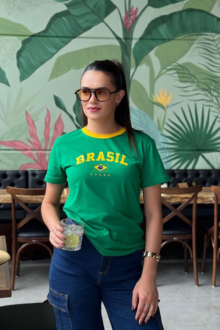 Tshirt Copa Brasil - Verde