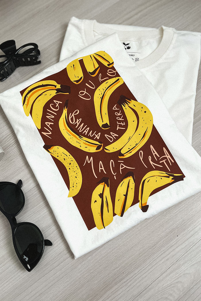 Tshirt Premium - Banana DTF - Off White