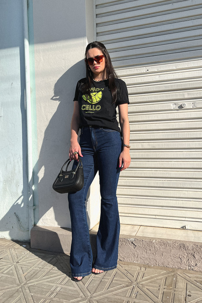 Tshirt Premium - Limon - Preta