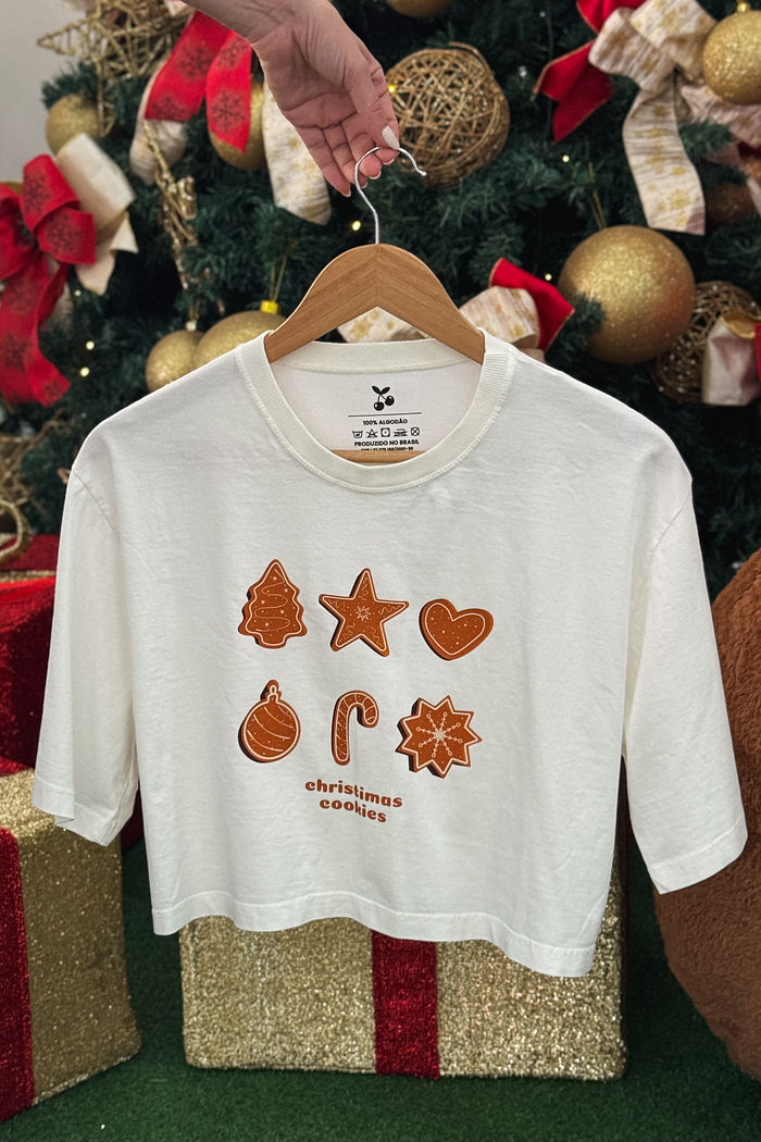 Cropped Oversized - Bolachinhas - Off White