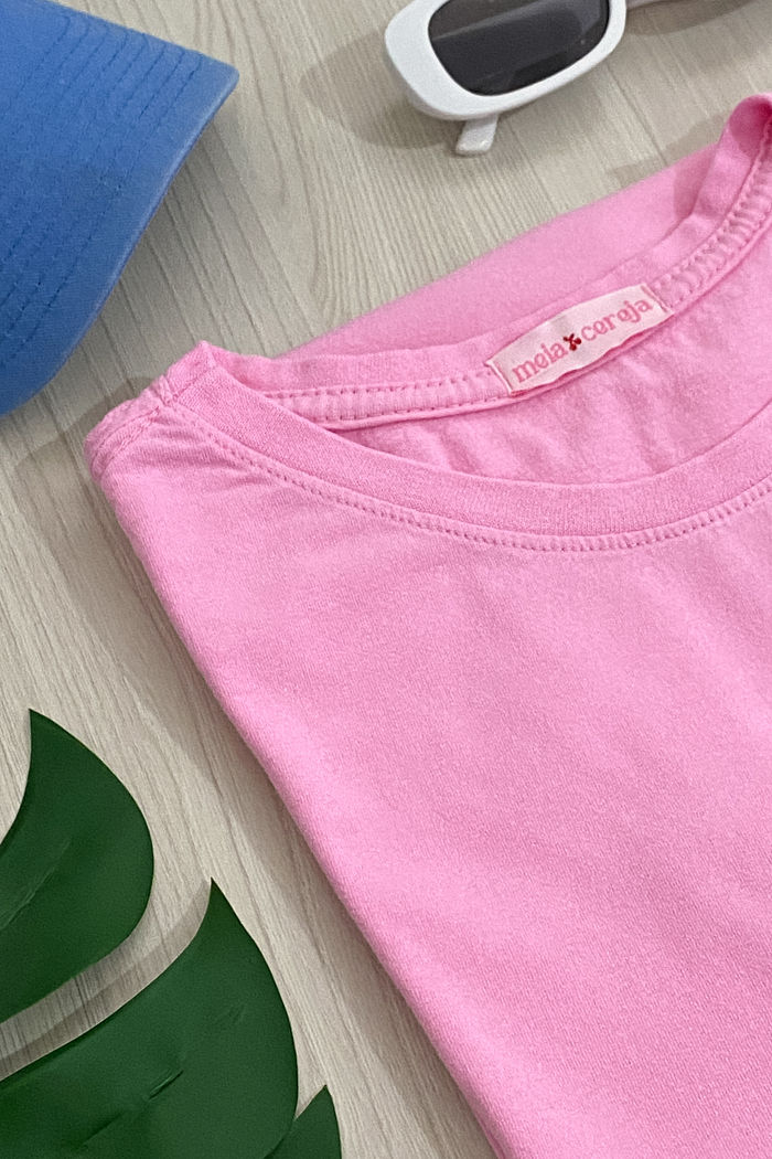 T-shirt Basic Lisa - Rosa