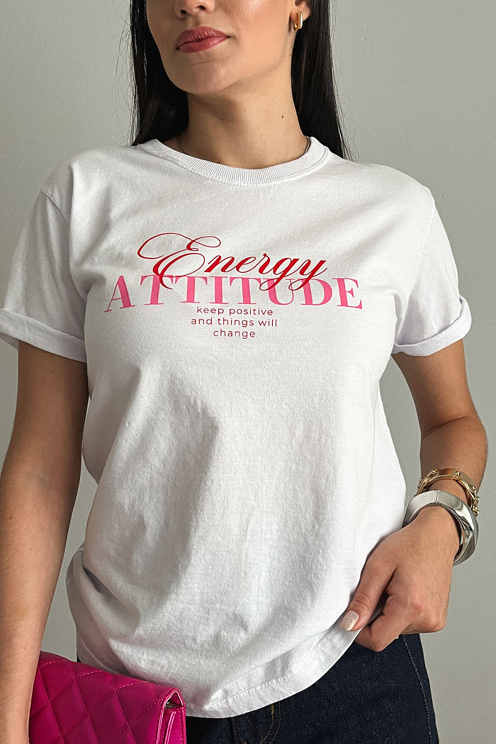 Tshirt Premium - Energy - Branca