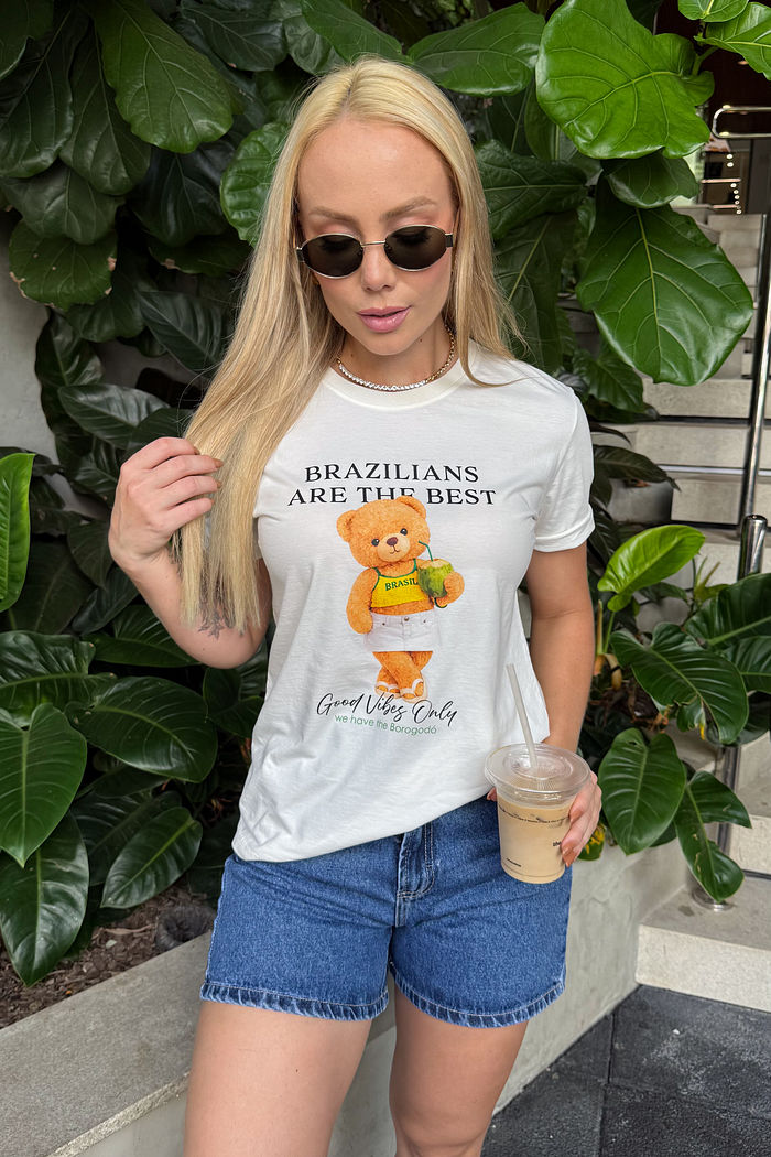 Tshirt Premium - Brazilians - Off White
