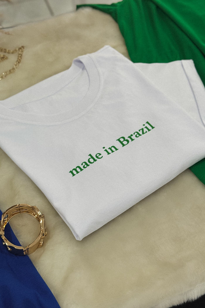 Tshirt Premium - Made in Brasil - Branca