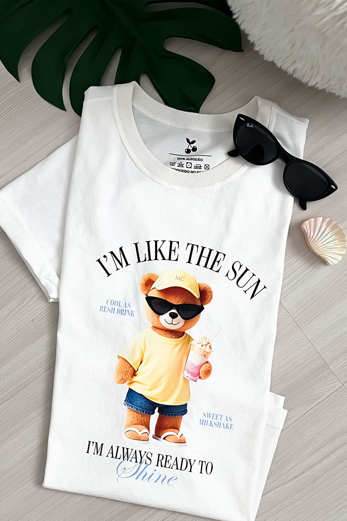 Tshirt Premium - Like The Sun DTF - Off White