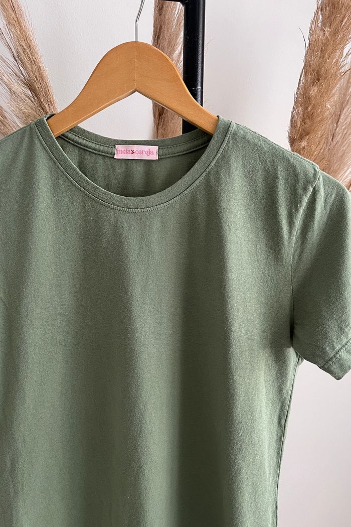 T-shirt Basic Lisa - Verde Oliva