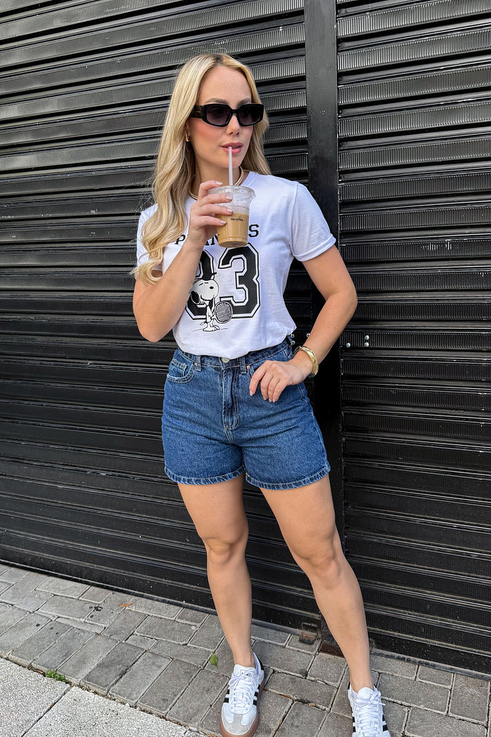 Tshirt Premium - Peanuts 83 DTF - Branca