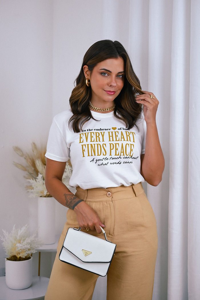 Tshirt Premium - Every Heart - Off White