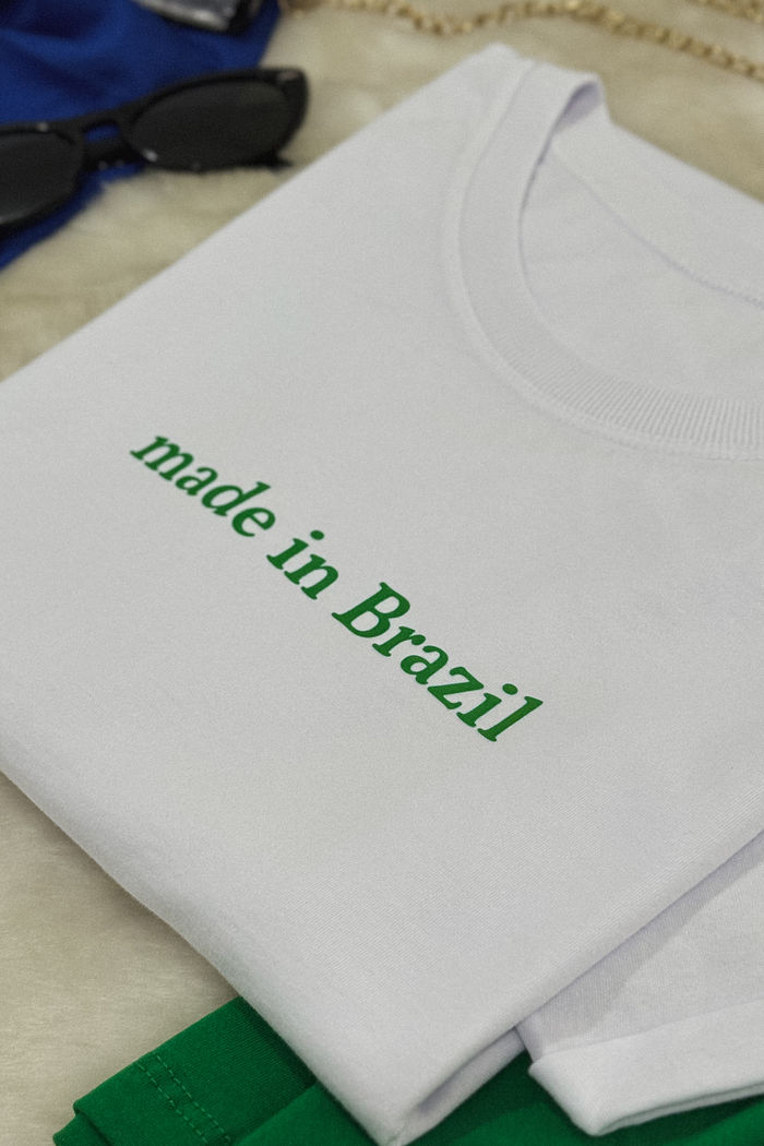 Tshirt Premium - Made in Brasil - Branca