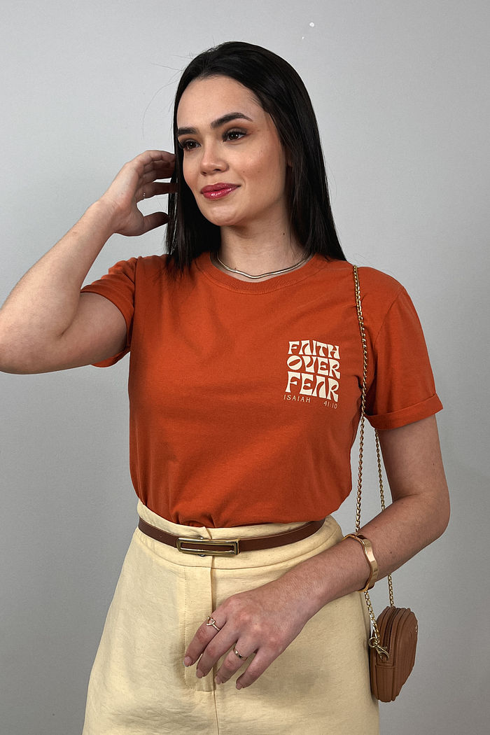 Tshirt Premium - Isaiah 41:10 - Ocre