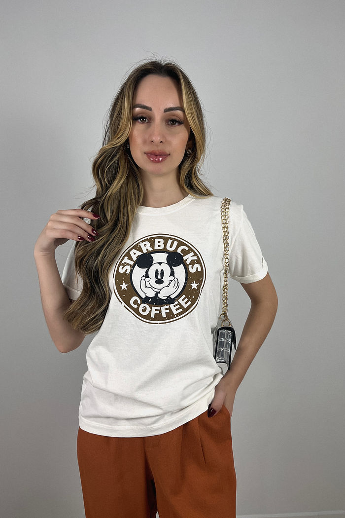 Tshirt Premium - Starbucks - Off White