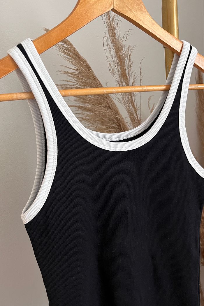 Regata Lauren - Bicolor preta