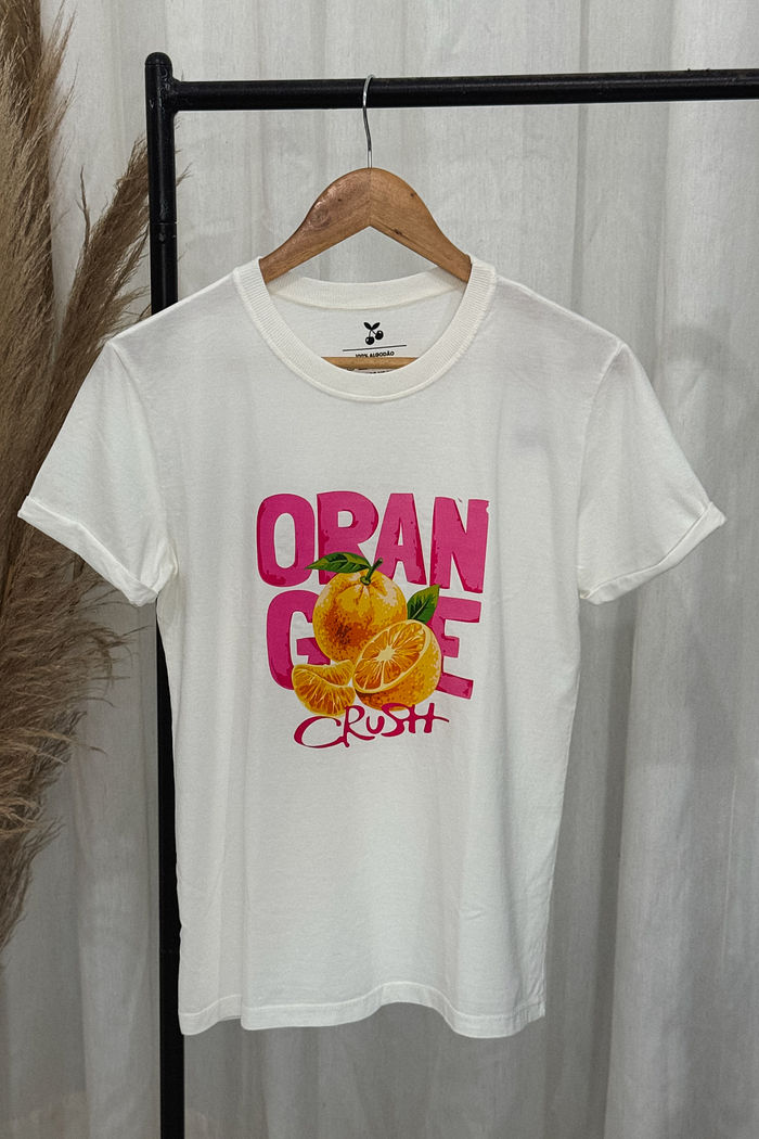 Tshirt Premium - Orange - Off White