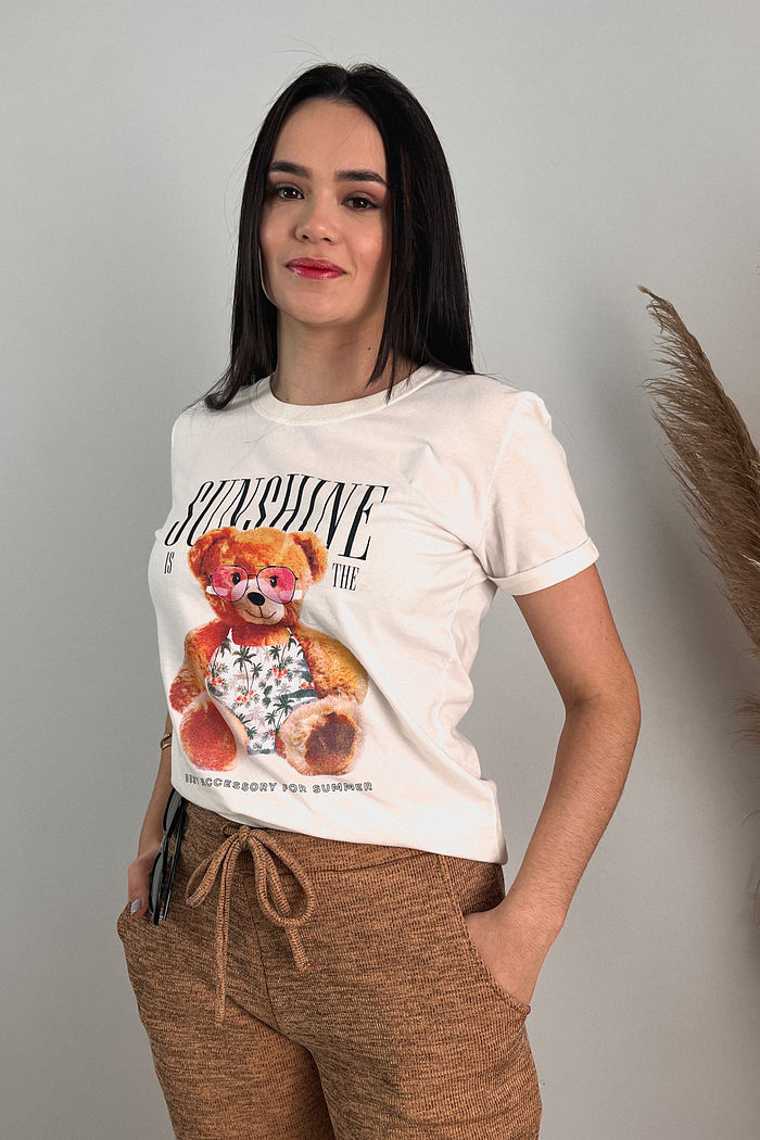 Tshirt Premium - Sunshine - Off White