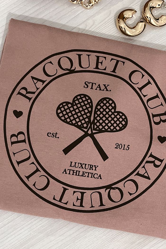 Tshirt Premium - Racquet Club - Capuccino