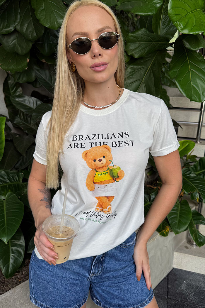 Tshirt Premium - Brazilians - Off White