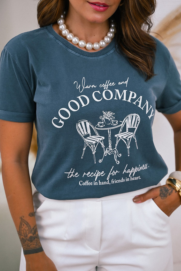 Tshirt Premium - Good Company - Verde