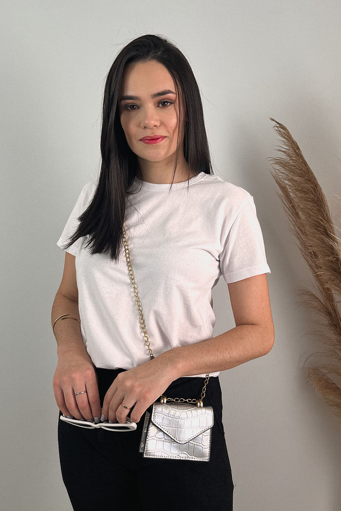 T-shirt Basic Lisa - Branco