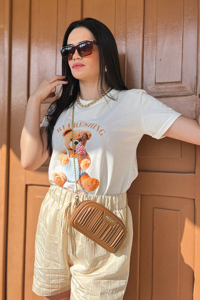 Tshirt Premium - Teddy Summer DTF - Off White