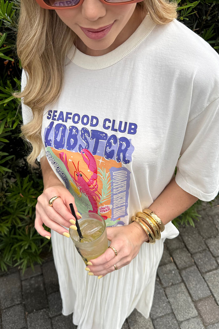 T-shirt Oversized - Lagosta - Off White