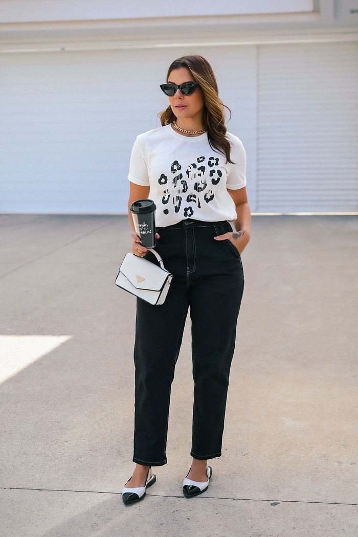 Tshirt Premium - Cow - Off White