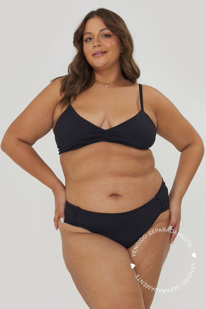 Top Biquini Campeche Preto