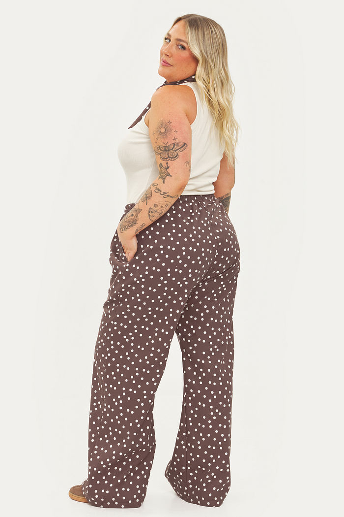 Calça Pantalona Zaya Poá