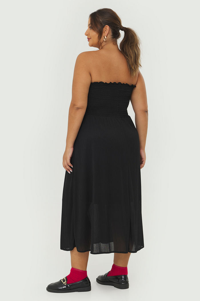 Vestido Top Sem Alça Alexia Preto