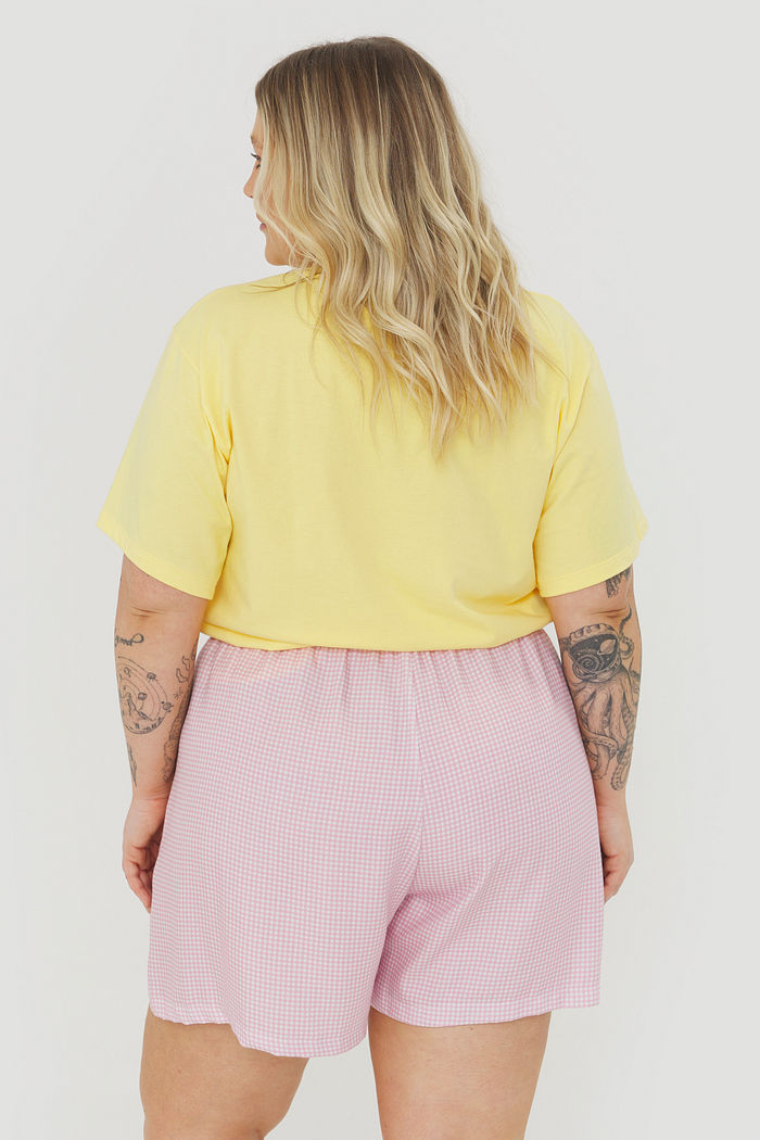 Short Boxer Giulia Vichy Rosa