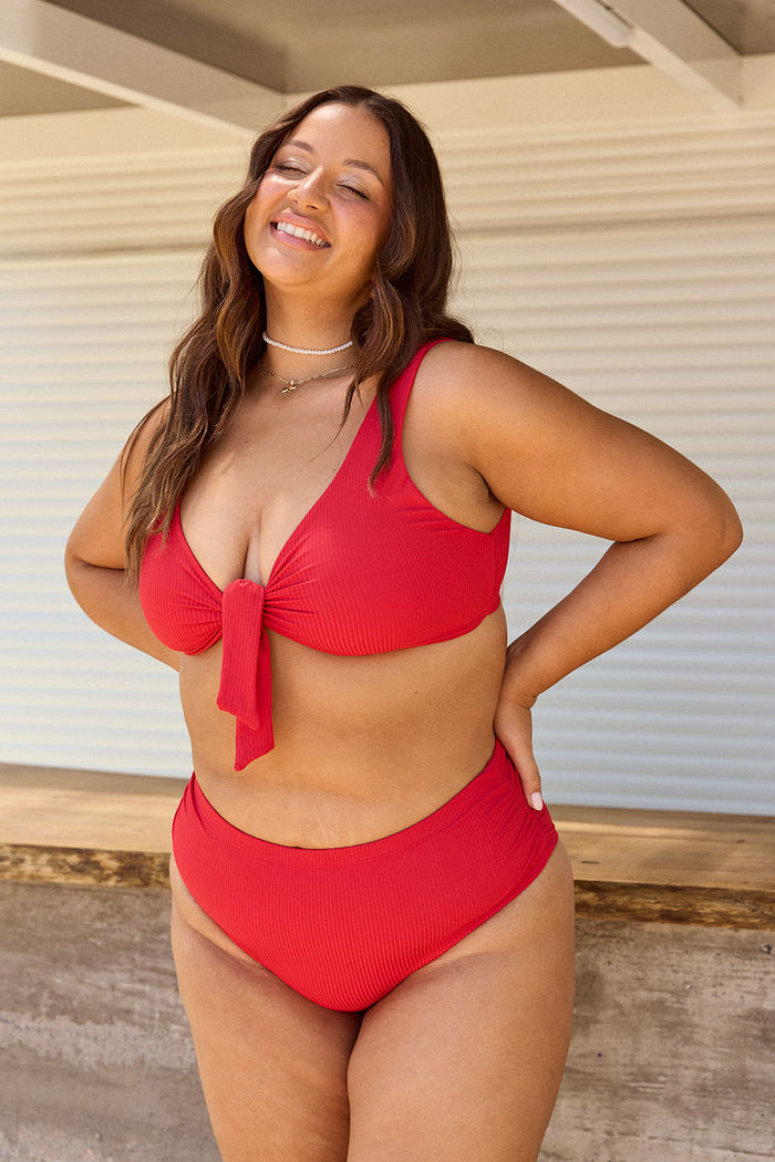 Top Biquini Positano Vermelho