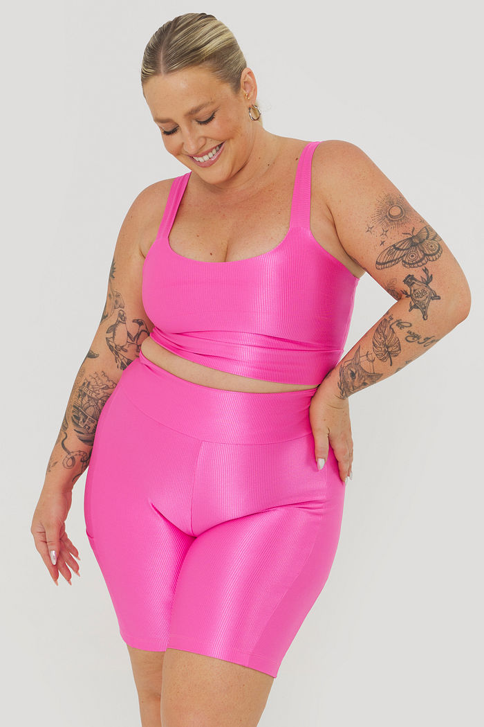 Top Esportivo Euforia Rosa