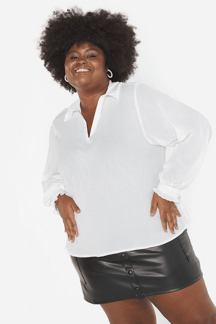 Blusa De Algodão Mona Off-White