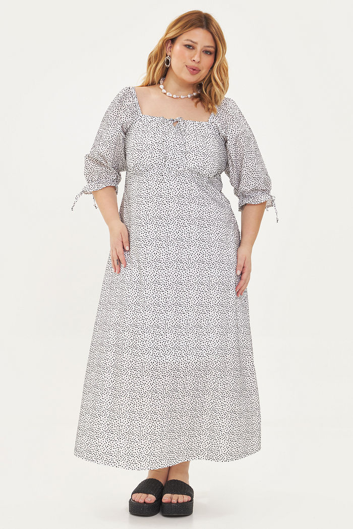 Vestido Midi Sofia Poá