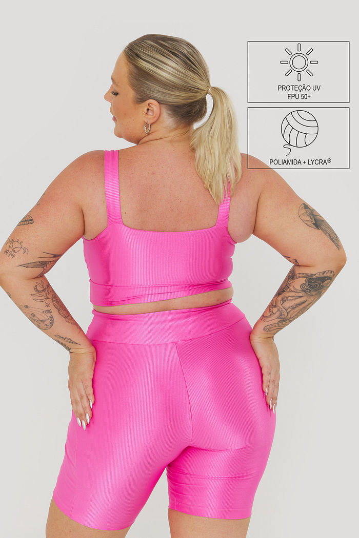 Top Esportivo Euforia Rosa
