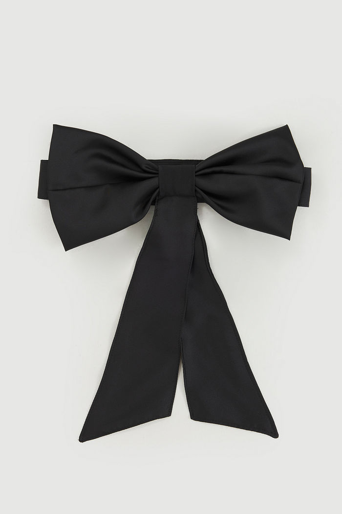 Gravata Laço Acetinada Oásis Preto