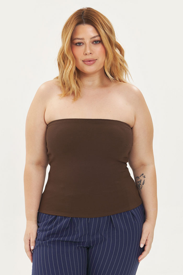 Top Alta Sustentação Ohana Marrom