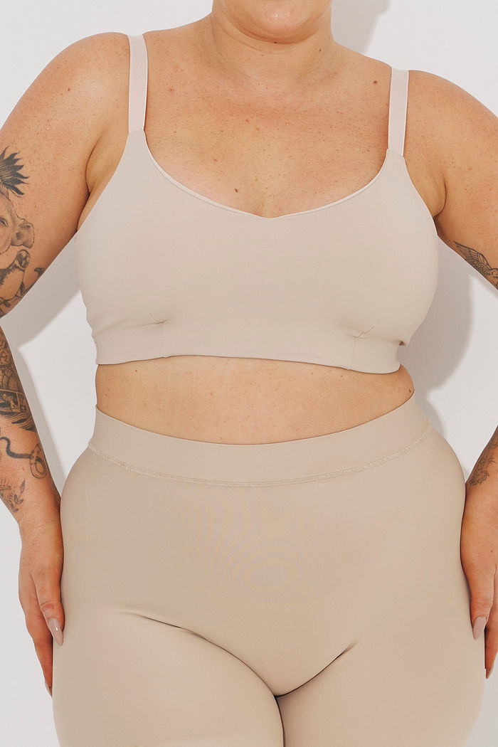 Sutiã Sem Bojo Soft Touch Plus Size Natural