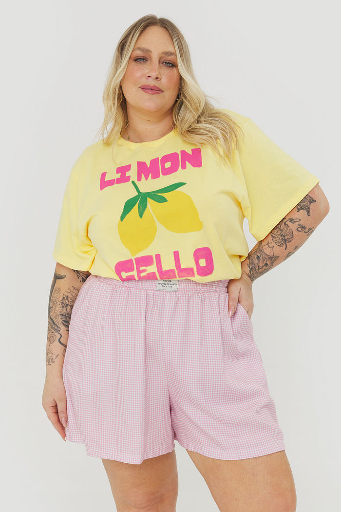 Short Boxer Giulia Vichy Rosa