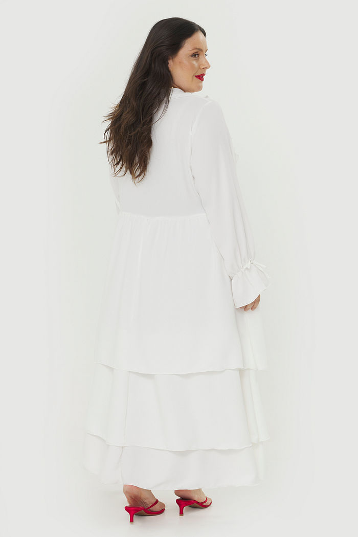 Vestido Boho Luna Off-White
